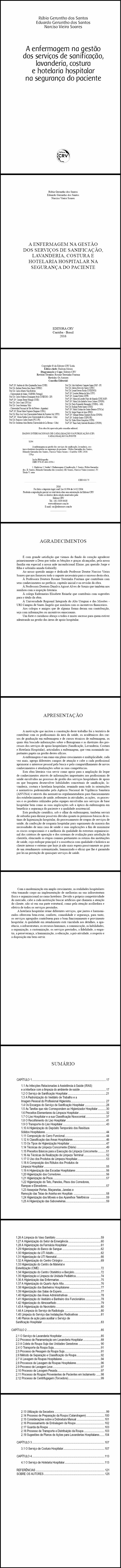 A ENFERMAGEM NA GESTÃO DOS SERVIÇOS DE SANIFICAÇÃO, LAVANDERIA, COSTURA E HOTELARIA HOSPITALAR NA SEGURANÇA DO PACIENTE